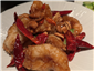 fried freshwater prawns with dried chilli